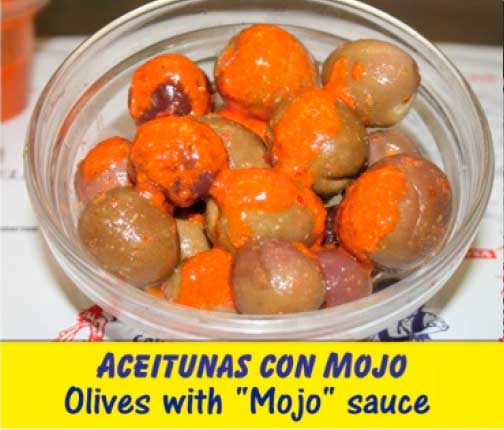 Aceitunas con mojo