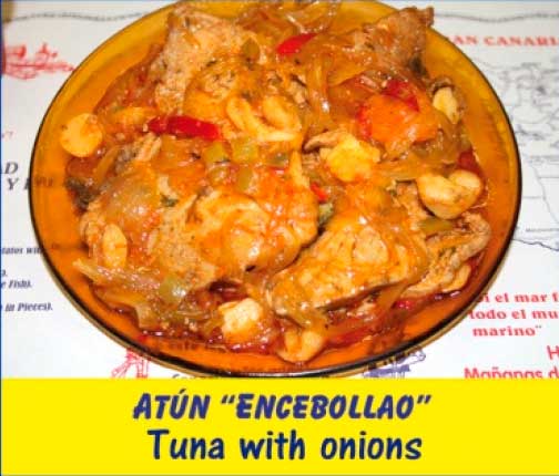 Atún encebollao