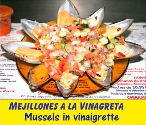 Mejillones a la vinagreta