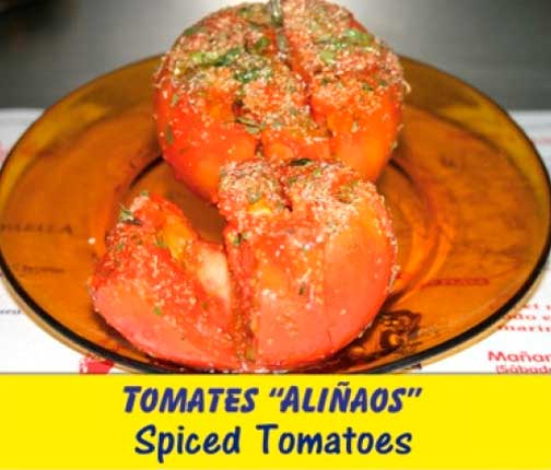 Tomates aliñaos