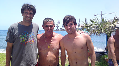 Clientes de Bar Playa El Boya